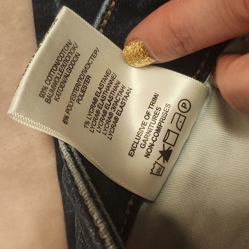 SILVER Slim Boot Cut Jeans, 29x35, Dark Wash, EUC - Picture 6 of 7